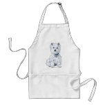 West Highland White Terrier aprons