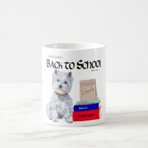 West Highland White Terrier Back to School Mugs