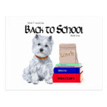 West Highland White Terrier Back to School Postcards