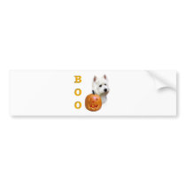 West Highland White Terrier Boo Bumper Sticker