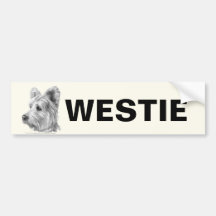 West Highland White Terrier Bumper Stickers