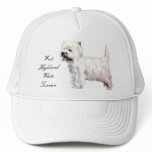 West Highland White Terrier  Cap Trucker Hats