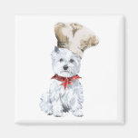 West Highland White Terrier Chef Magnet