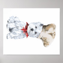 West Highland White Terrier Chef Poster