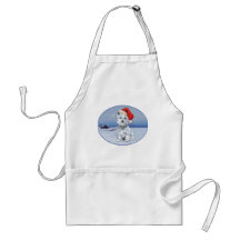 West Highland White Terrier Christmas Apron