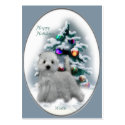 West Highland White Terrier Christmas Gifts business cards