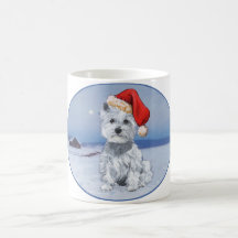 West Highland White Terrier Christmas Mugs