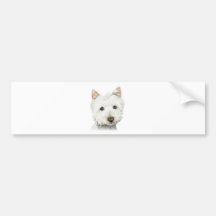 West Highland White Terrier Dog Bumper Stickers