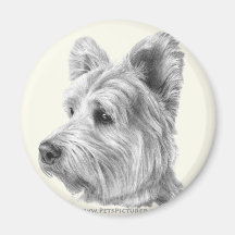 West Highland White Terrier Fridge Magnet