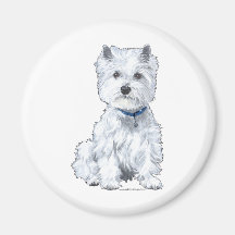West Highland White Terrier Fridge Magnets