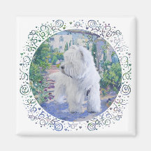 West Highland White Terrier Garden Magnet