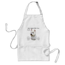 West Highland White Terrier History Design Apron