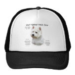 West Highland White Terrier History Design Mesh Hats