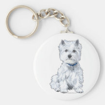 West Highland White Terrier Key Chains