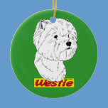 West Highland White Terrier ornament ornaments