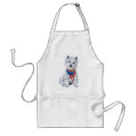 West Highland White Terrier Patriotic Apron