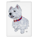 West Highland White Terrier Patriotic Greeting Cards