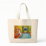 West Highland White Terrier Playing Piano Canvas Bags