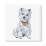West Highland White Terrier Red Collar