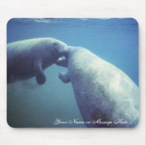 West Indian manatee Mousepads