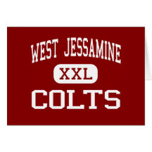 West Jessamine - Colts - Middle - Nicholasville Greeting Card