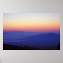 West Maui Dawn from Haleakala Print