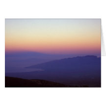 West Maui Mountains from Haleakala National Park Greeting Card