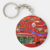 West of the Great Dividing Range Key Chains