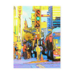 West on Wilshire- Postcard