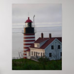 West Quoddy Head Lighthouse Poster posters