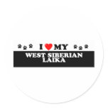 WEST SIBERIAN LAIKA stickers