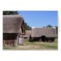 West Stow Anglo Saxon village, Suffolk, UK Greeting Card