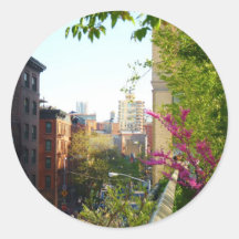 West Village View From The Highline, NYC Sticker
