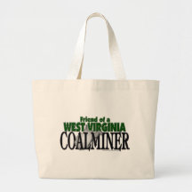 West Virginia Coalminer Canvas Bag
