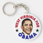 West Virginia For Obama Key Chains