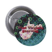 West Virginia Geoswag Swags Geocaching Gifts Pin