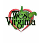West Virginia Love Hug t-shirts