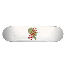 West Virginia Native with West Virginia Map Skate Deck