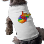 West Virginia Rainbow pet clothing