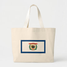 West Virginia State Flag Canvas Bag