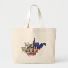 West Virginia USA Flag Bag