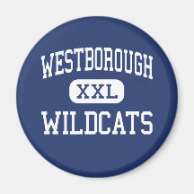 Westborough - Wildcats - South San Francisco Fridge Magnets