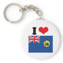 Western Australian Flag Keychains