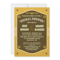Western Couple's Bridal Shower Invitation