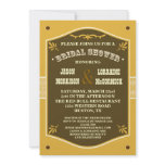 Western Couple's Bridal Shower Invitation