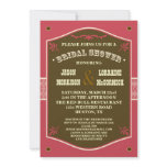 Western Couple's Bridal Shower Invitation