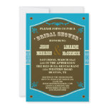 Western Couple's Bridal Shower Invitation