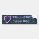 Western Fun Love 'Em Cowboys! Bumper Sticker