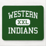 Western - Indians - High School - Latham Ohio mousepads