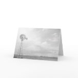 Western Kansas Windmills Series Greeting Card